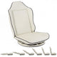 Foldable Reclining Lounge Chair with Padded Seat for Reading Working