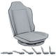 Foldable Reclining Lounge Chair with Padded Seat for Reading Working