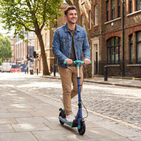 Foldable Scooter with 2 Light-up Wheels and 3-Height Adjustable Handle