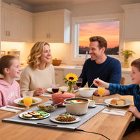 Food Warming Mat with Adjustable Temperature and Timer