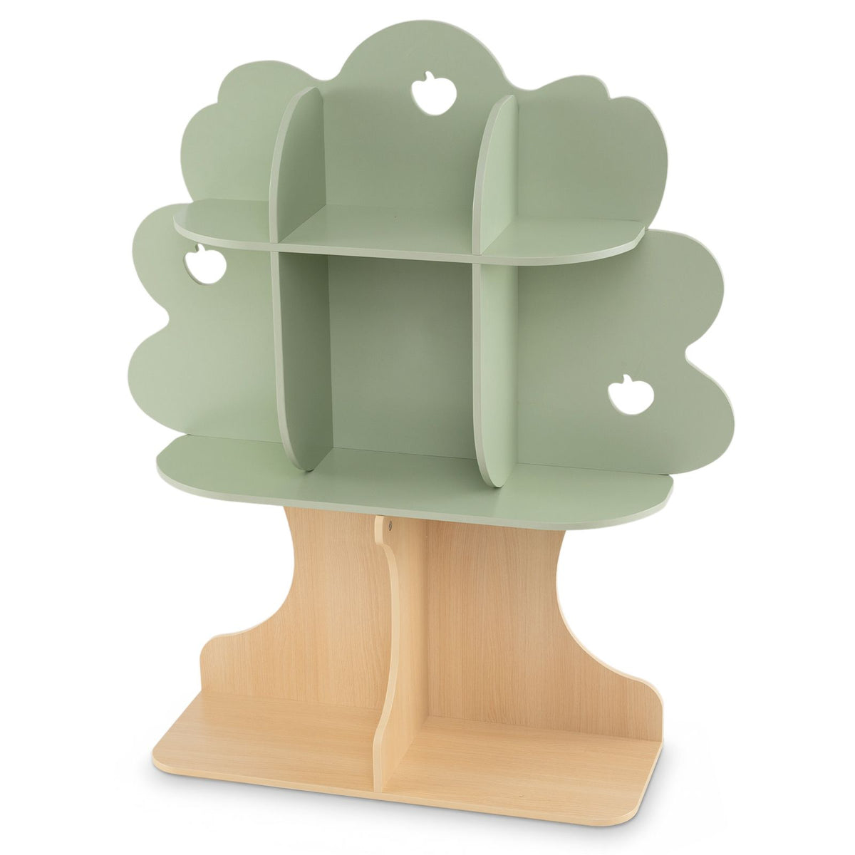 Freestanding Bookcase with Open Shelves for Reading Nook for kids