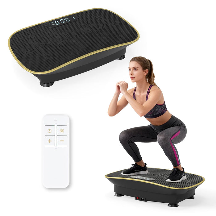Full-Body Exercise Plate Machine with 10 Speed Intensities for Home
