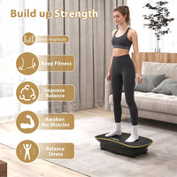 Full-Body Exercise Plate Machine with 10 Speed Intensities for Home