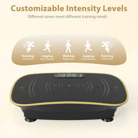 Full-Body Exercise Plate Machine with 10 Speed Intensities for Home