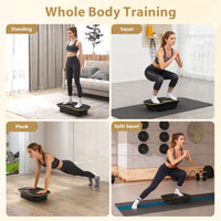 Full-Body Exercise Plate Machine with 10 Speed Intensities for Home