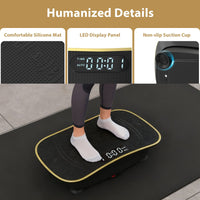 Full-Body Exercise Plate Machine with 10 Speed Intensities for Home
