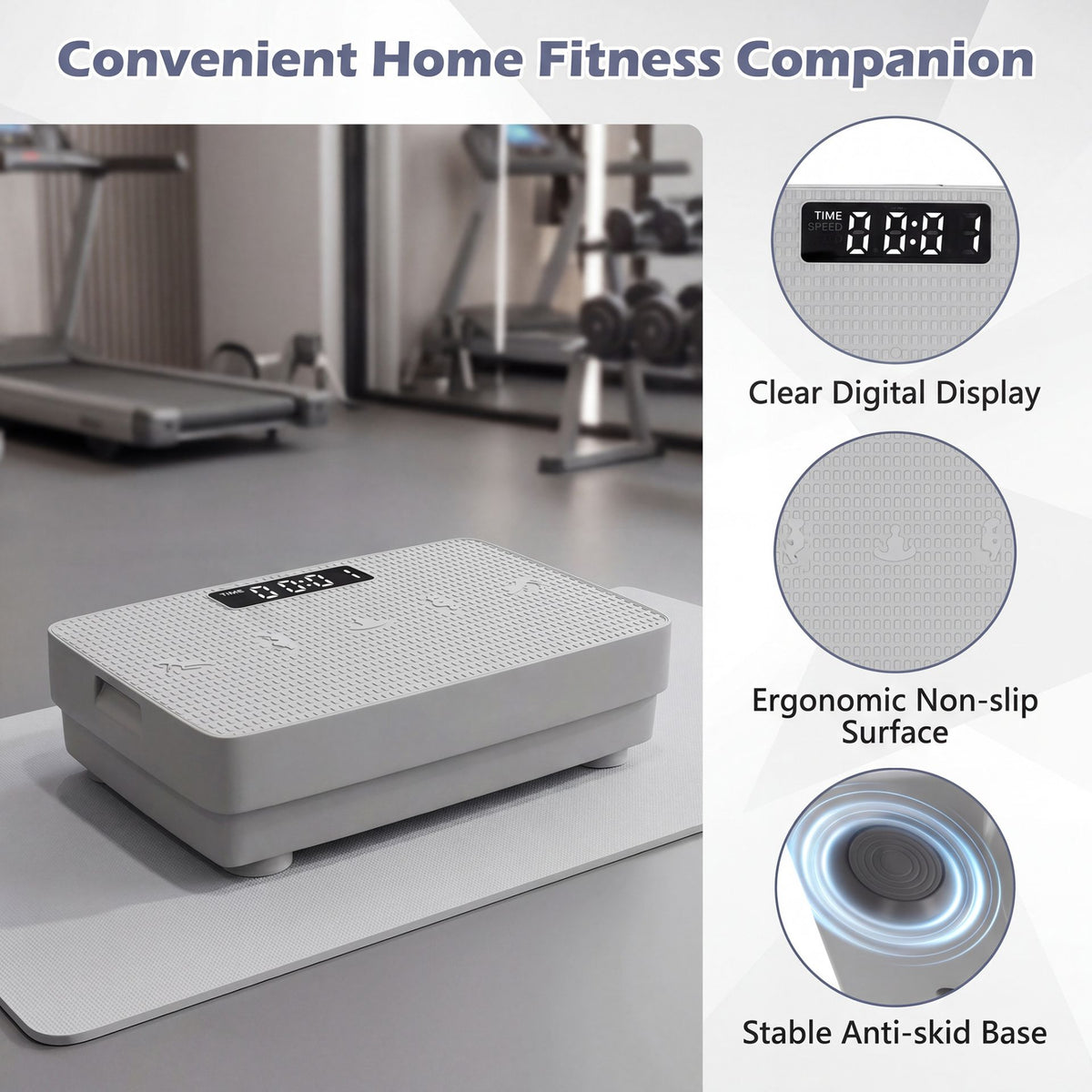 Full Body Workout Shake Plate with Gravity Sensor for Weight Loss