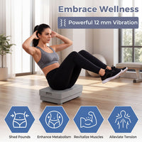Full Body Workout Shake Plate with Gravity Sensor for Weight Loss
