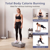 Full Body Workout Shake Plate with Gravity Sensor for Weight Loss