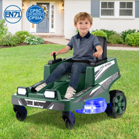 12V Ride on Lawn Mower for Kids, Toddler Electric Ride on Car