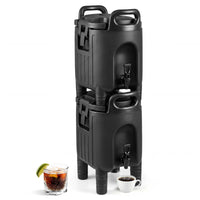 Giantex 10L Insulated Beverage Dispenser, Commercial Coffee Tea Iced Thermal Drink Server Container