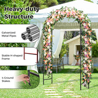 Garden Trellis Pergola, Arbour Archway with Trellises for Climbing Plant Vine Rose