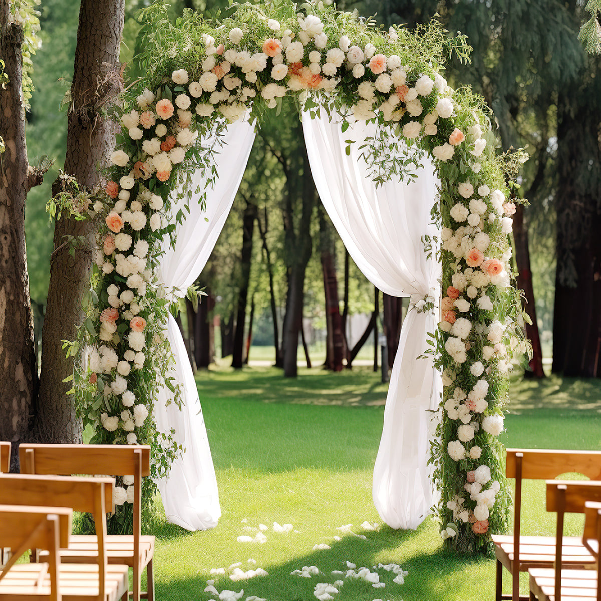 Garden Trellis Pergola, Arbour Archway with Trellises for Climbing Plant Vine Rose