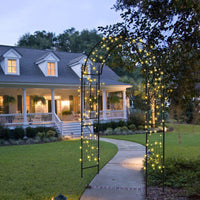 Garden Trellis Pergola, Arbour Archway with Trellises for Climbing Plant Vine Rose