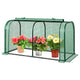 118 x 55 x 60cm Portable Greenhouse w/Rustproof Frame& Waterproof PE Cover Patio