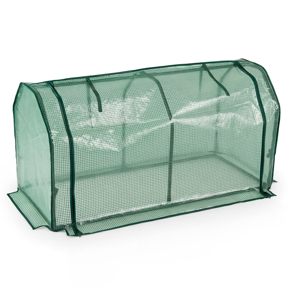 Portable Greenhouse with Roll-Up Zippered Door for Garden
