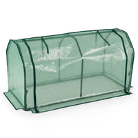 Portable Greenhouse with Roll-Up Zippered Door for Garden