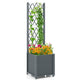 Raised Garden Bed with Trellis, Elevated Planter Box
