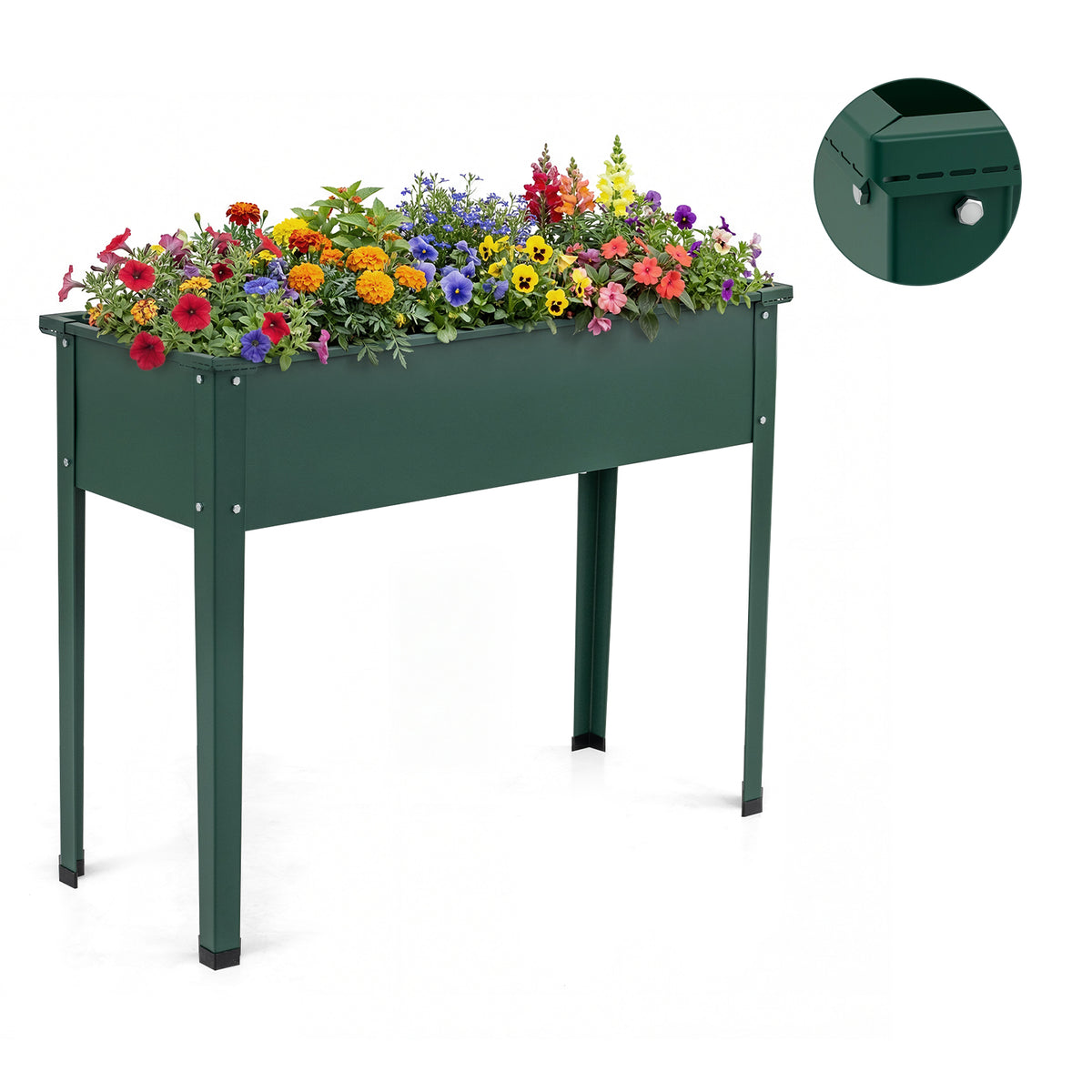 Raised Garden Bed with Drainage Holes
