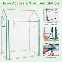 Tomato Mini Greenhouse 130 x 90 x 173 CM, Portable Clear PVC Cover