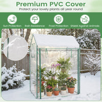 Tomato Mini Greenhouse 130 x 90 x 173 CM, Portable Clear PVC Cover