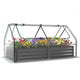 180 x 90 x 91cm Galvanized Raised Garden Bed w/ Greenhouse & Dual 2-Tier Windows