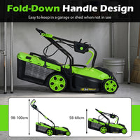 12-Amp Corded Electric Lawn Mower with 5-Position Height Adjustment