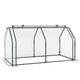 Portable Mini Greenhouse with Roll-up Zipper Door and Metal Frame