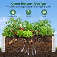 180 x 90 x 50 cm Galvanized Raised Garden Bed Kit