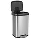 Giantex 50L Step Trash Can Stainless Steel Garbage Bin with Soft Close Lid & Deodorizer Compartment