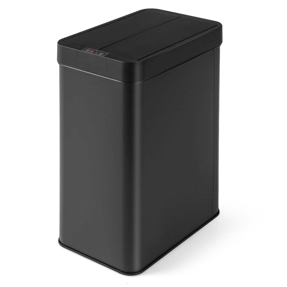 50L Slim Kitchen Trash Can w/ Wing Lids Stainless Automatic Sensor Garbage Can