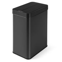 50L Slim Kitchen Trash Can w/ Wing Lids Stainless Automatic Sensor Garbage Can