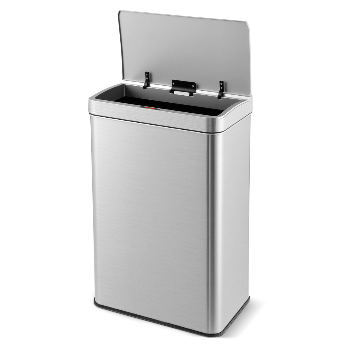 60L Automatic Trash Can with Lid, Motion Sensor Garbage Can with Stay Open & Soft Close Function