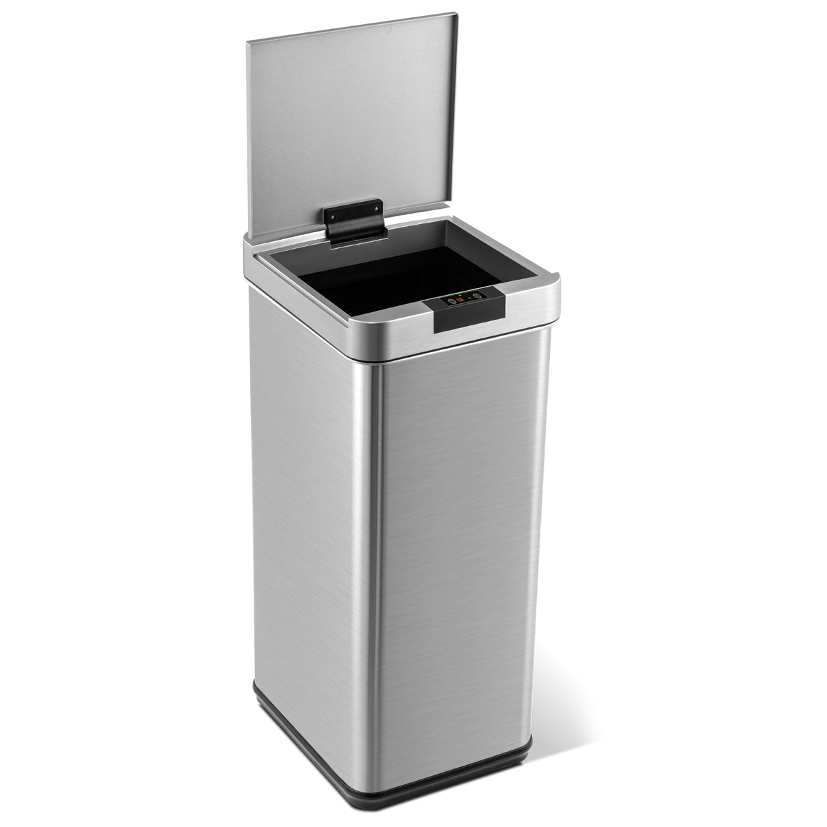 48L Automatic Trash Can with Lid, Motion Sensor Garbage Can with Stay Open & Soft Close Function