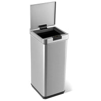 48L Automatic Trash Can with Lid, Motion Sensor Garbage Can with Stay Open & Soft Close Function
