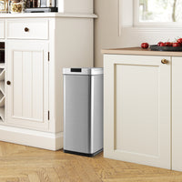48L Automatic Trash Can with Lid, Motion Sensor Garbage Can with Stay Open & Soft Close Function