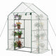 194cm Garden Greenhouse 3-Tier Waterproof Anti-UV Tarpaulin for Flower