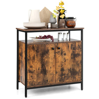 Giantex 2-Door Buffet Sideboard w/Open Shelf