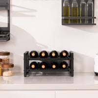 Giantex 2-Tier 8-Bottle Wine Rack