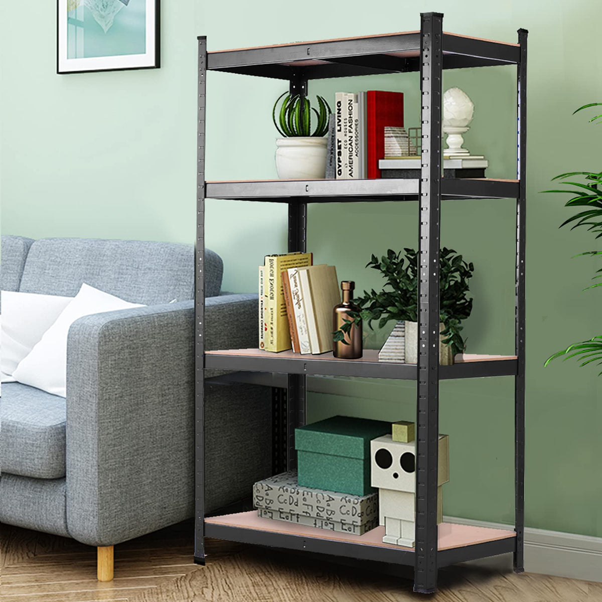 Giantex 4-Tier Metal Shelving Unit