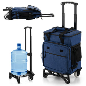 Giantex 40L Rolling Cooler cart, 50 can Insulated Cooler Bag