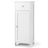 Giantex Bathroom Floor Cabinet, Storage Cabinet with Single Door