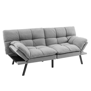 Giantex Convertible Sofa Bed, Memory Foam Futon Couch Bed