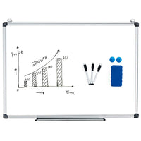 Giantex Dry Erase Board, Wall Mounted Board with Detachable Tray