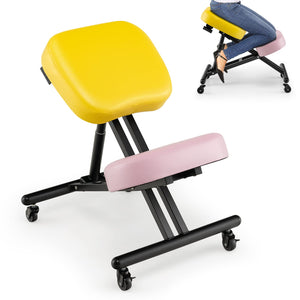 Giantex Ergonomic Kneeling Chair, Height Adjustable Kneeling Stool