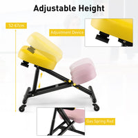 Giantex Ergonomic Kneeling Chair, Height Adjustable Kneeling Stool