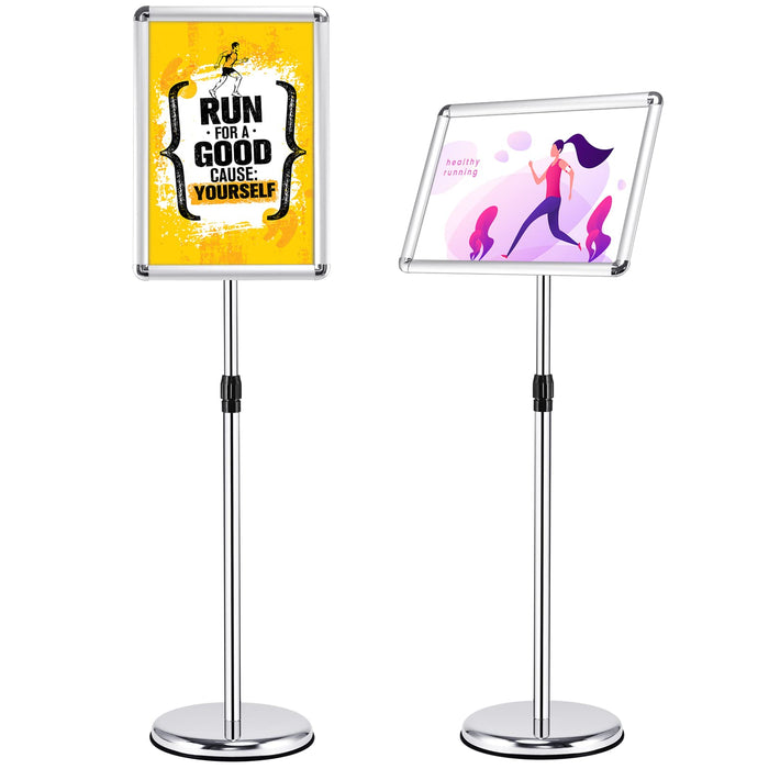 Giantex Floor Poster Stand Stand Height Adjustable