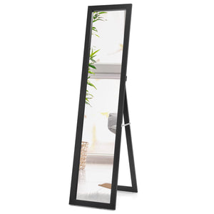 Giantex Full-Length Wood Mirror, Standing Mirror & Wall Mirror