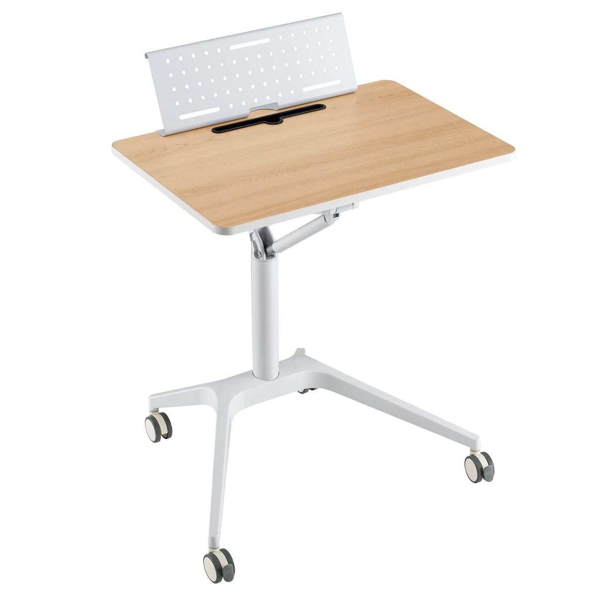 Giantex Mobile Standing Desk, Height Adjustable Sit to Stand Computer Desk