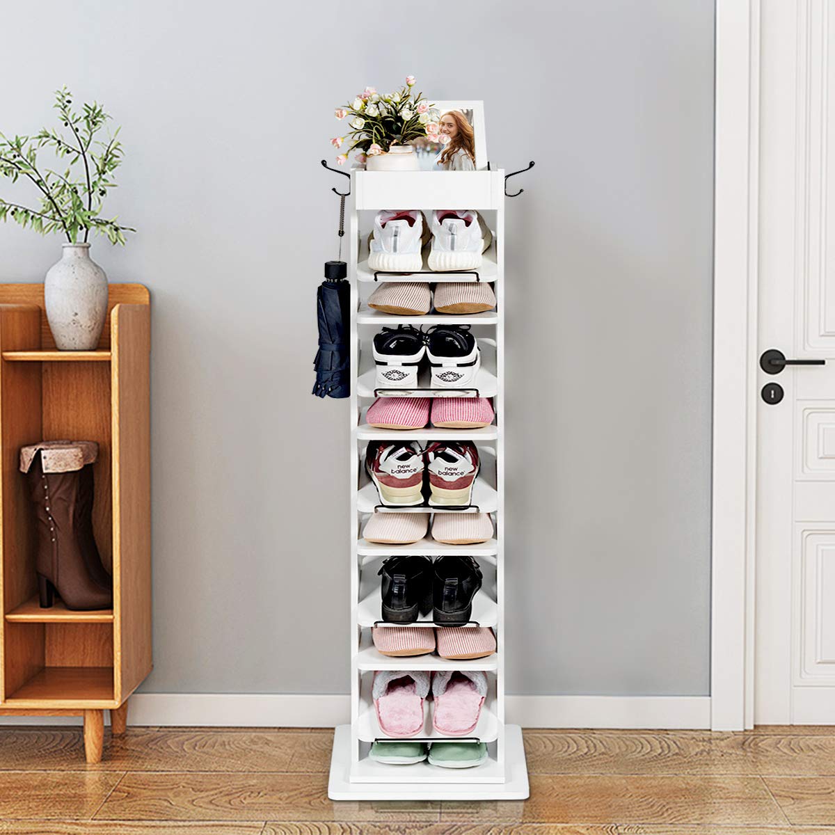 9 tier hot sale shoe rack